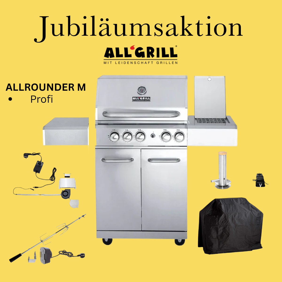ALL’GRILL Allrounder M Jubiläumsaktion Profi