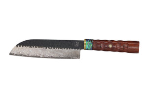 Babossa Heritage Santoku mit Griff aus Wüsteneisenholz