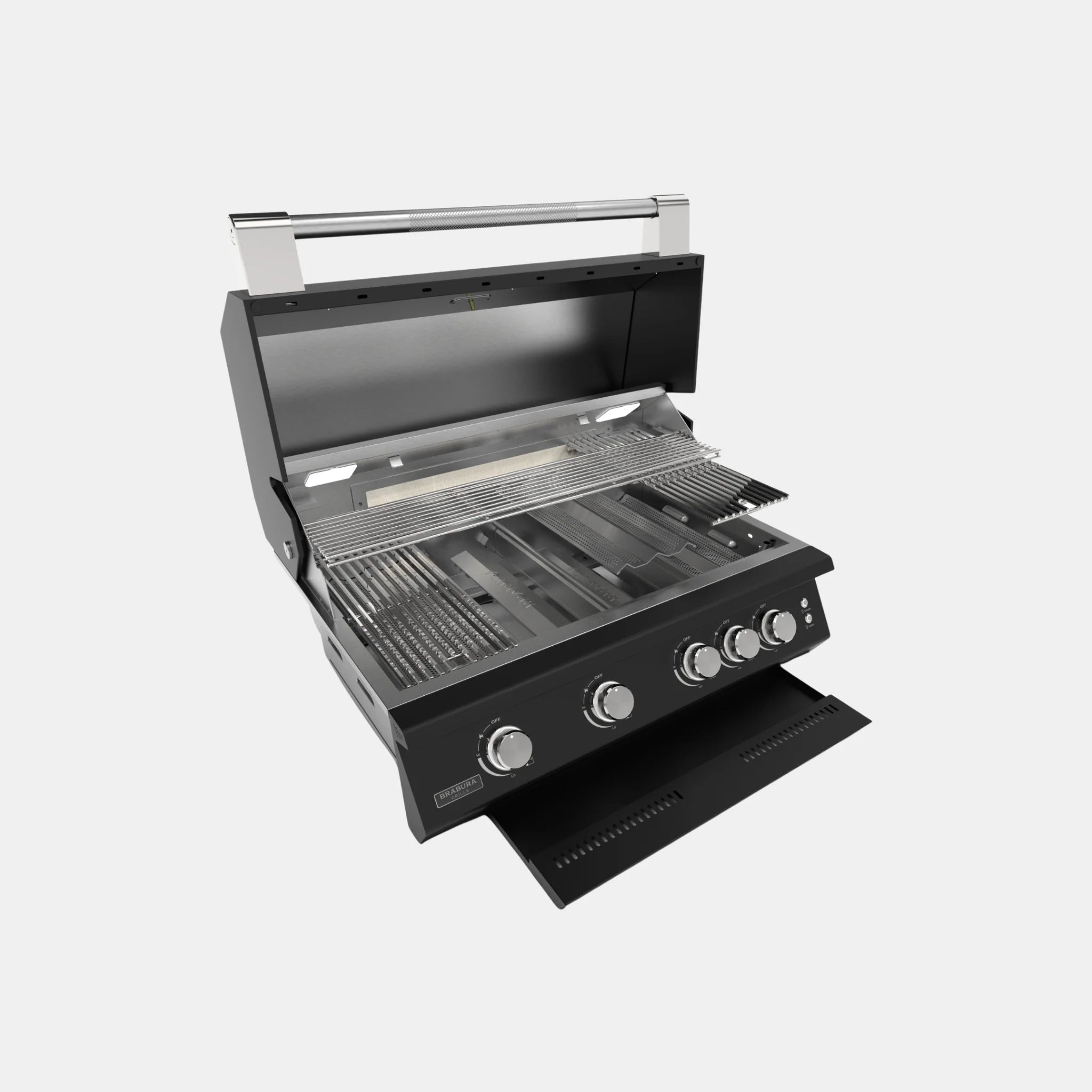 Brabura Fusion 400 RM Einbaugrill 4-Brenner | Neuestes Edelstahlmodell