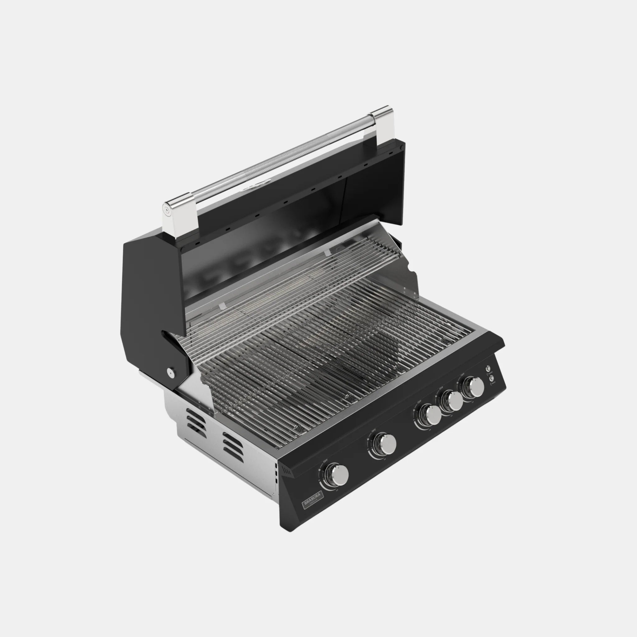 Brabura Fusion 400 RM Einbaugrill 4-Brenner | Neuestes Edelstahlmodell