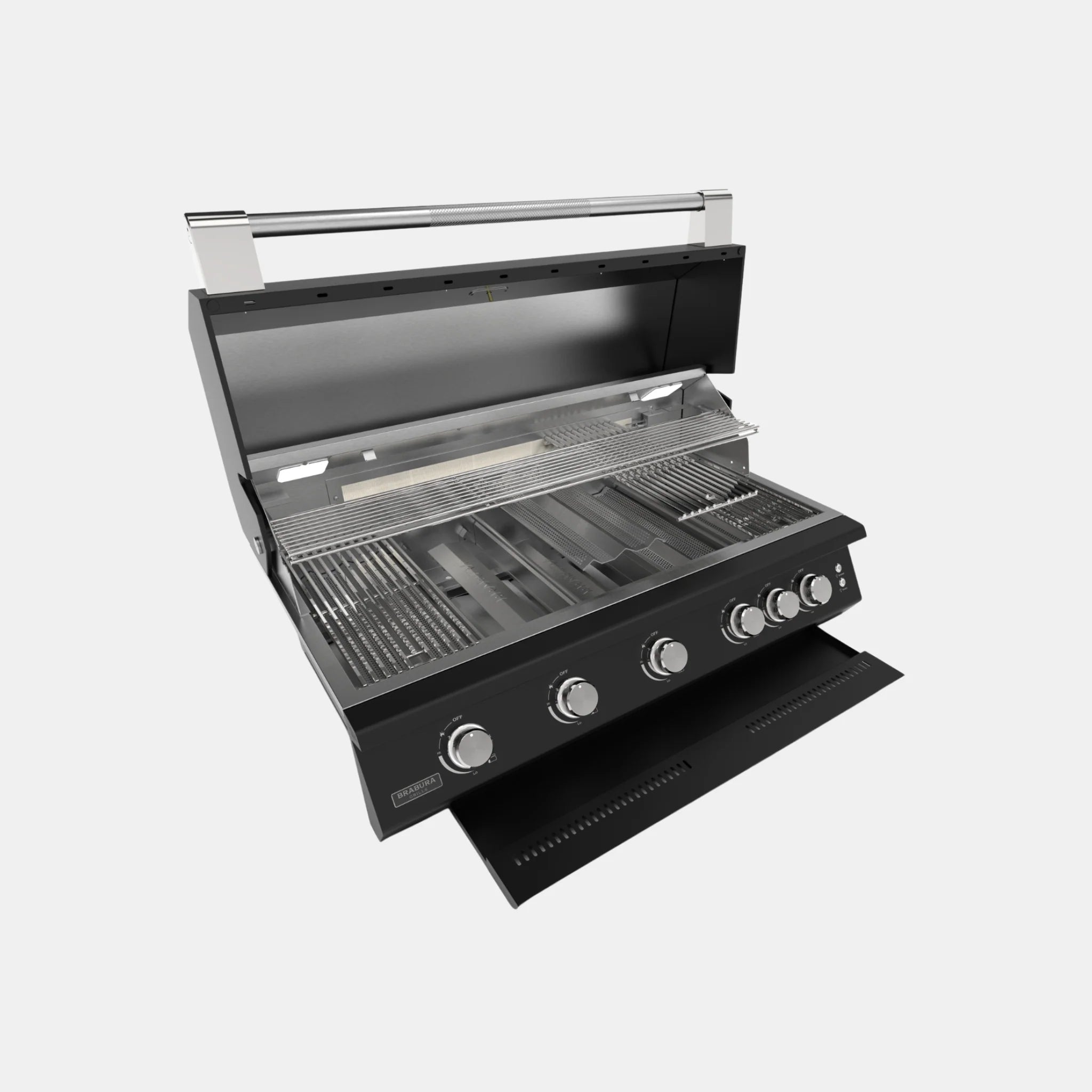 Brabura Fusion 500 RM Einbaugrill - 5-Brenner | Neuestes Edelstahlmodell