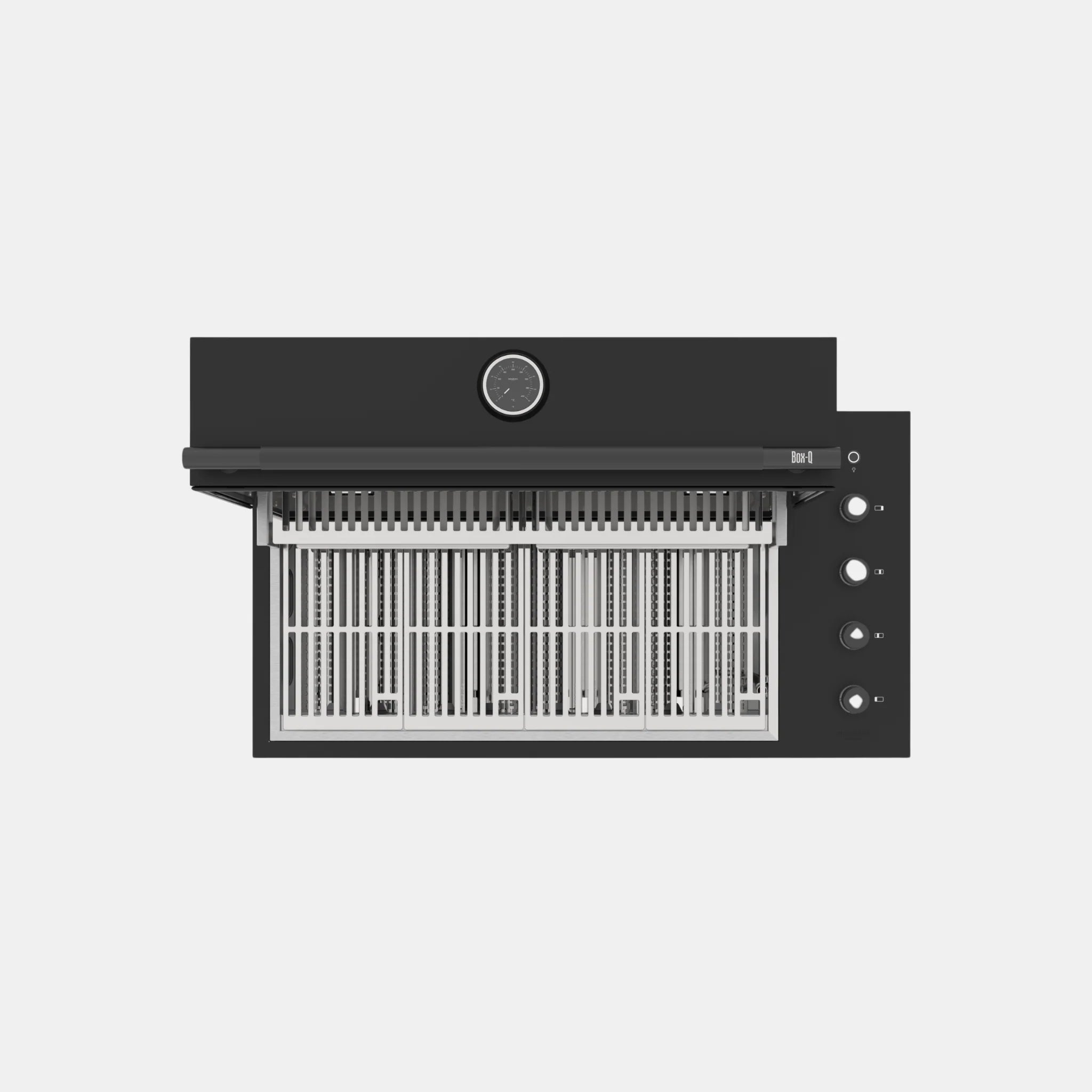 Brabura Box-Q-Einbaugrill 4-Brenner | Neuestes Edelstahlmodell