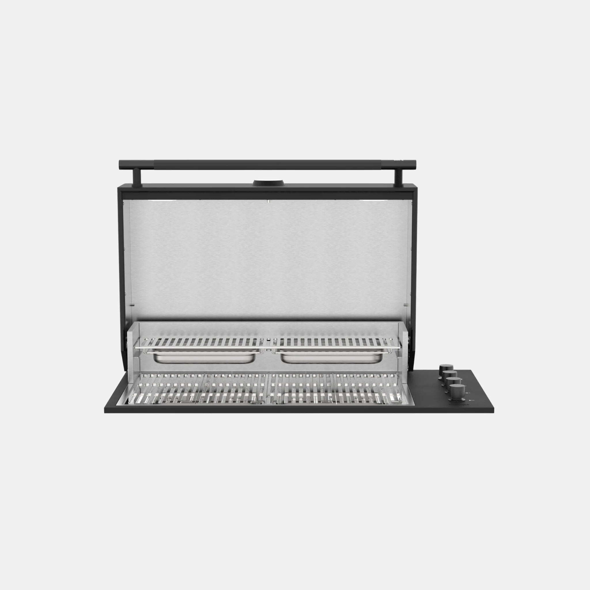 Brabura Box-Q-Einbaugrill 4-Brenner | Neuestes Edelstahlmodell