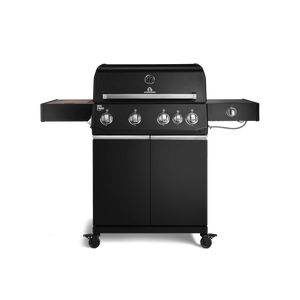 Burnhard Big FRED Deluxe Gasgrill Black Edition 4-Brenner mit Edelstahlrost Series 4