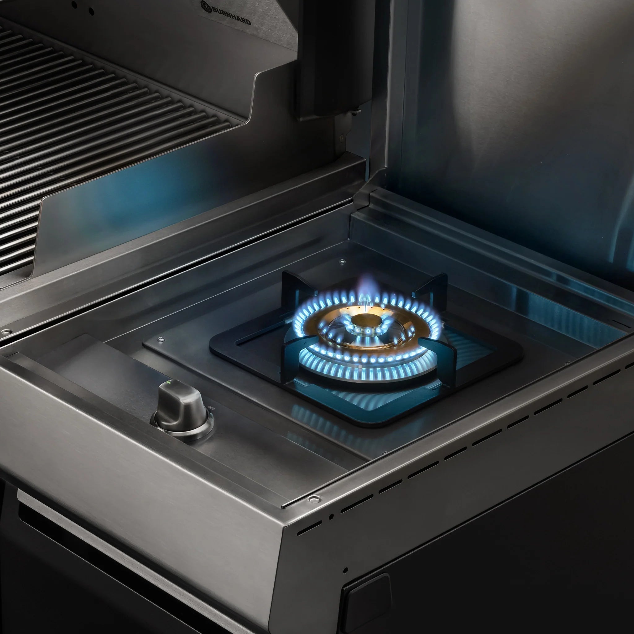 Burnhard GRANT Station - Modularer Gasgrill 4-Brenner mit Türen und Edelstahlrost