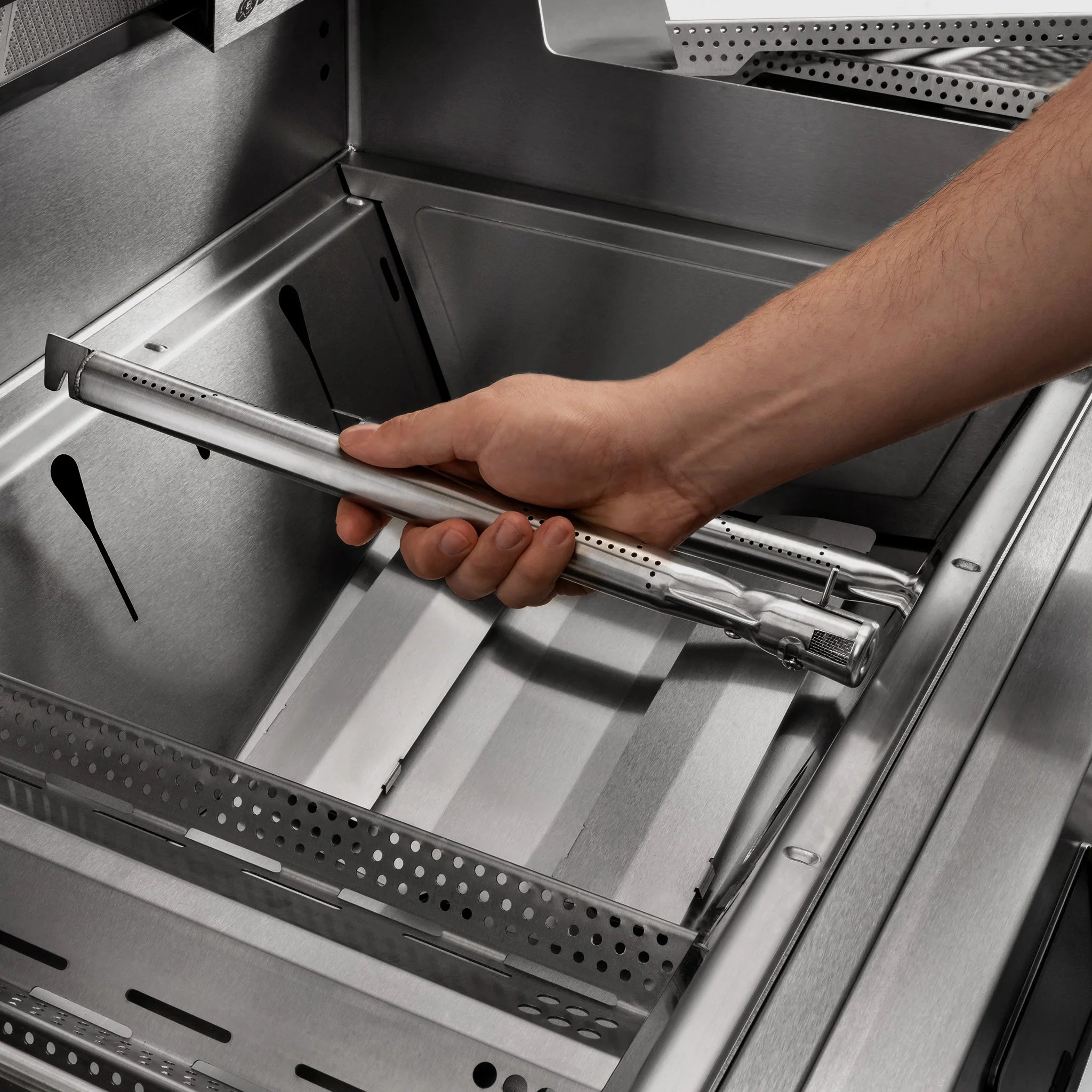 Burnhard GRANT Base - Modularer Gasgrill 4-Brenner mit Schubladen und Edelstahlrost