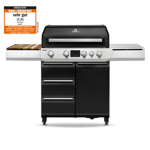 Burnhard GRANT Upgrade - Modularer Gasgrill 4-Brenner mit Schubladen und Edelstahlrost