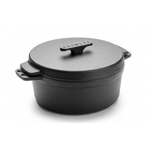 Babossa 9er Innovativer Gusseiserner Topf | SET Deckelheber & Kreuz | Dutch Oven | Made In Germany