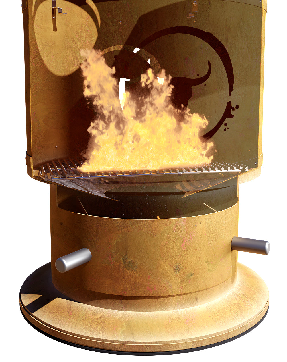 Moesta Bandit FirePlace inkl. Bambus Ablagen und Bambus Lasur