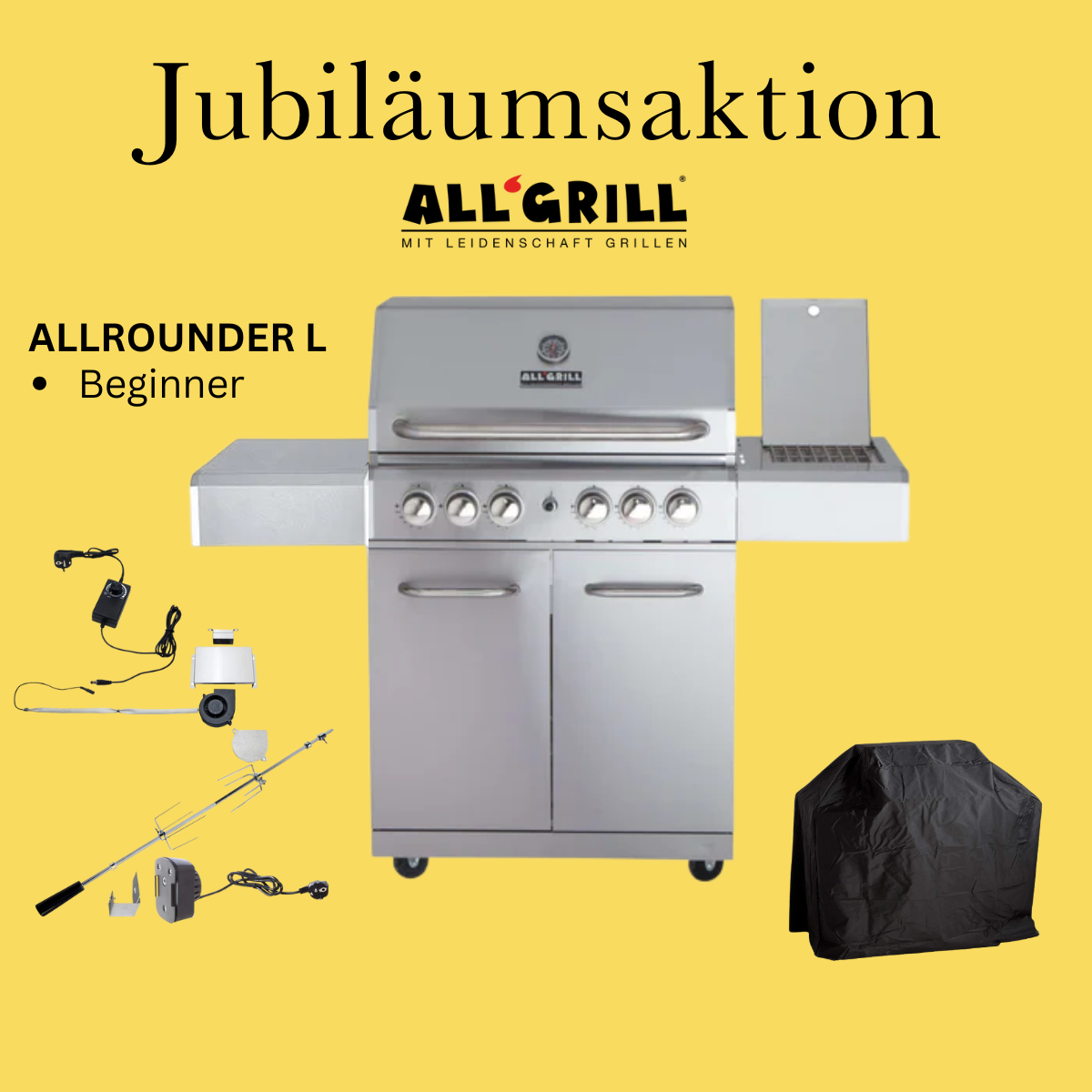 ALL’GRILL Allrounder L Jubiläumsaktion Beginner