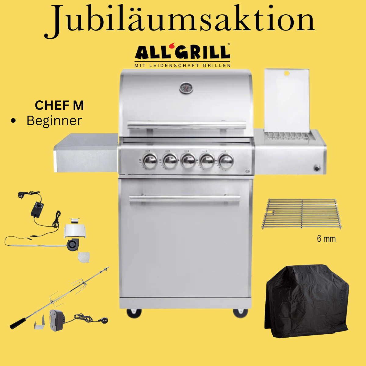 ALL’GRILL Chef M Jubiläumsaktion Beginner