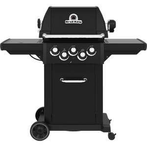 Broil King Royal 390 Shadow Gasgrill in mattschwarz als 3Brenner in Frontansicht