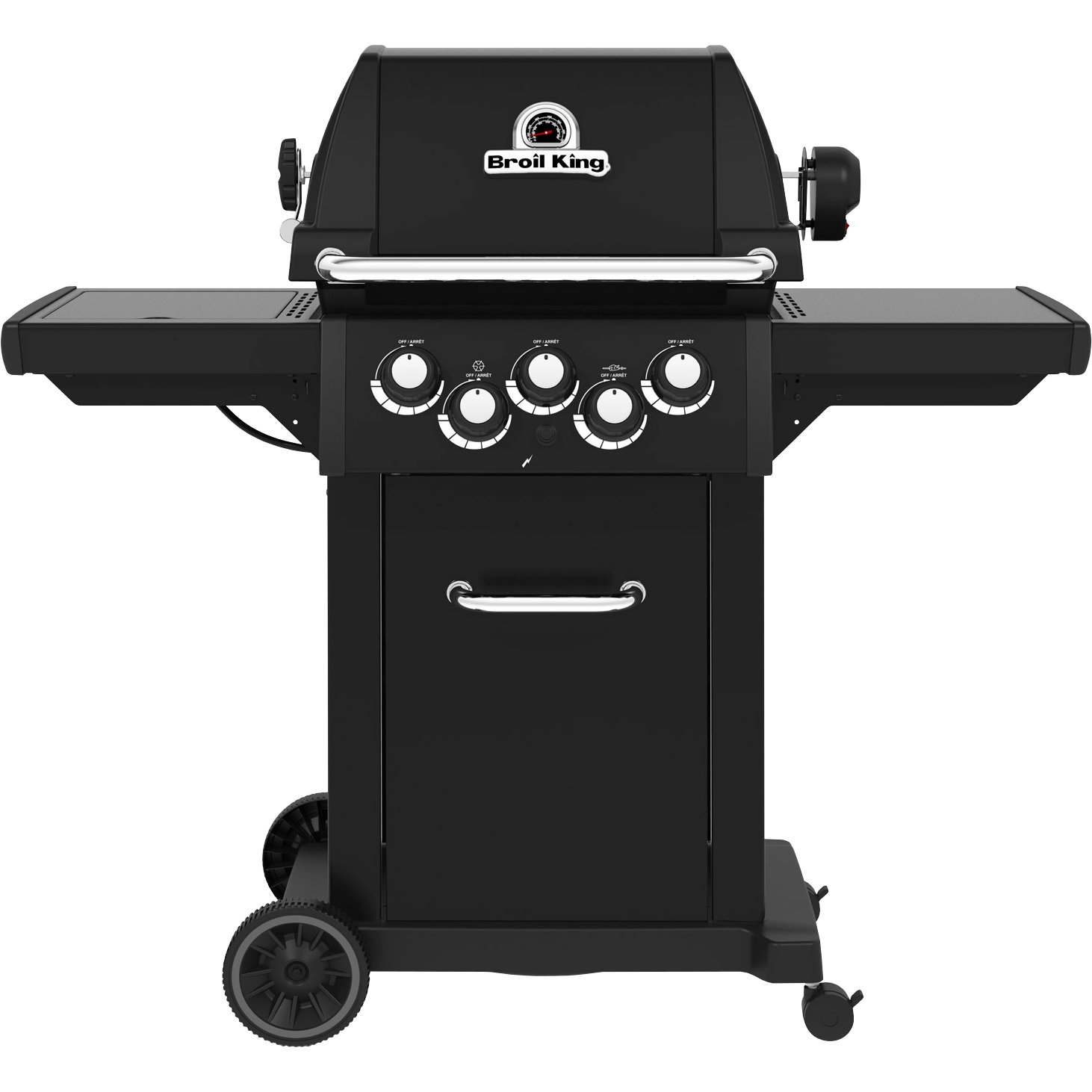 Broil King Royal 390 Shadow IR inkl. Drehspieß, Infrarotbrenner & Umrüstkit