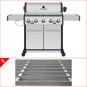 Broil King Baron S 590 IR inklusive Drehspieß, Infrarotbrenner & Edelstahlgussrost