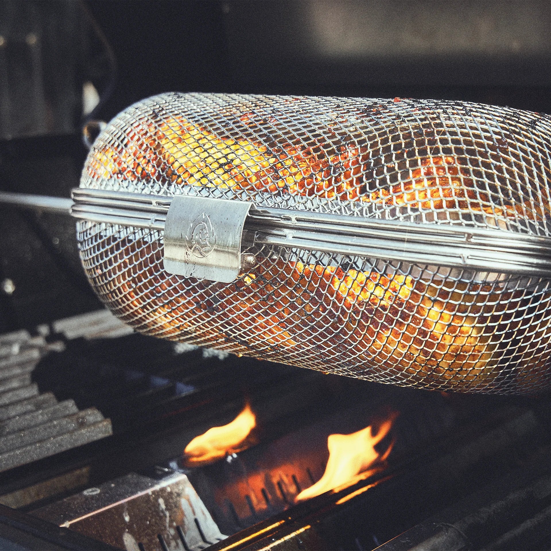 Burnhard Grillkorb für Drehspieß