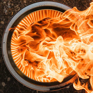 Bonfire Draufsicht Flammen