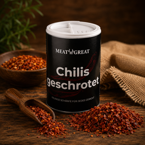 Meat 'n' Great Chilis geschrotet, Streuer, 70g