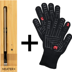 Meater+ Bluetooth Grillthermometer + Handschuhe "Community Deal"