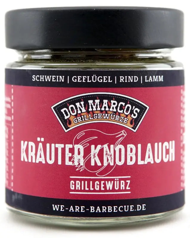 Don Marcos Knoblauch Kräuter |  110g Glas