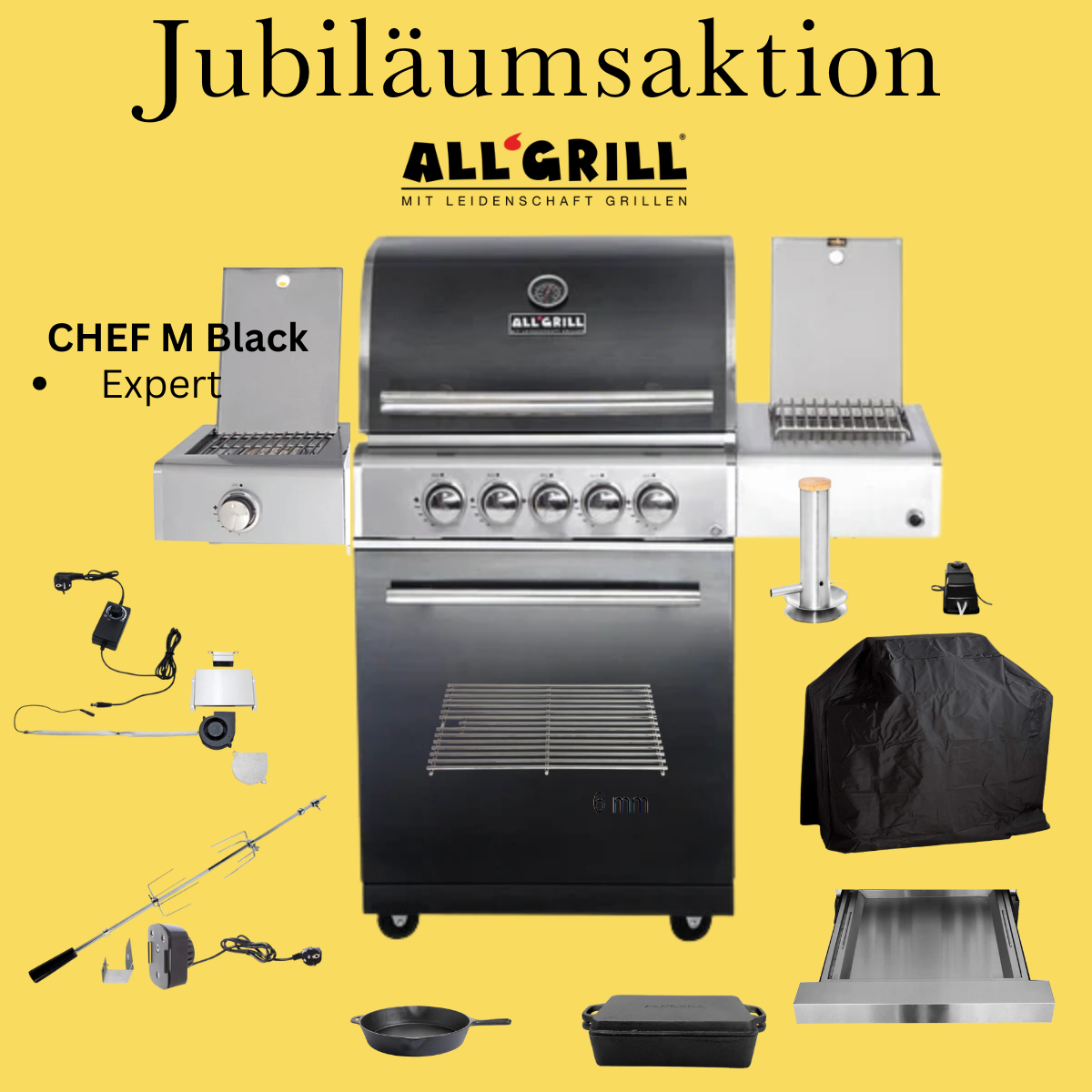 ALL’GRILL Chef M Black Jubiläumsaktion Expert