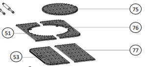 Rösle Blazeflame Grillrost gerade, geschlossen