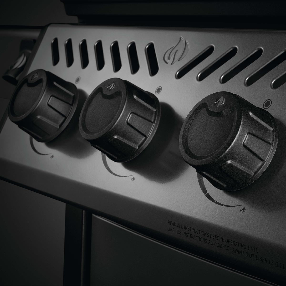 Drehregler Napoleon Freestyle 365 Gasgrill mit Sizzle Zone