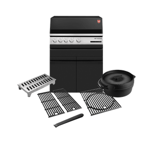 Otto Wilde „Slow Griller“-Set mit Gasgrill G32 Connected 2 Türen