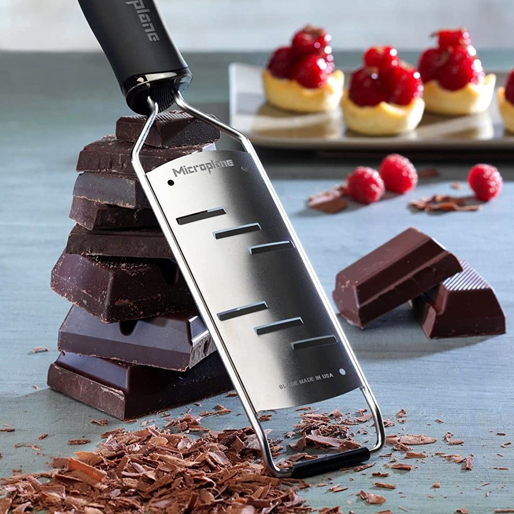 Microplane - Große Raspel - Schwarz - Gourmet Serie