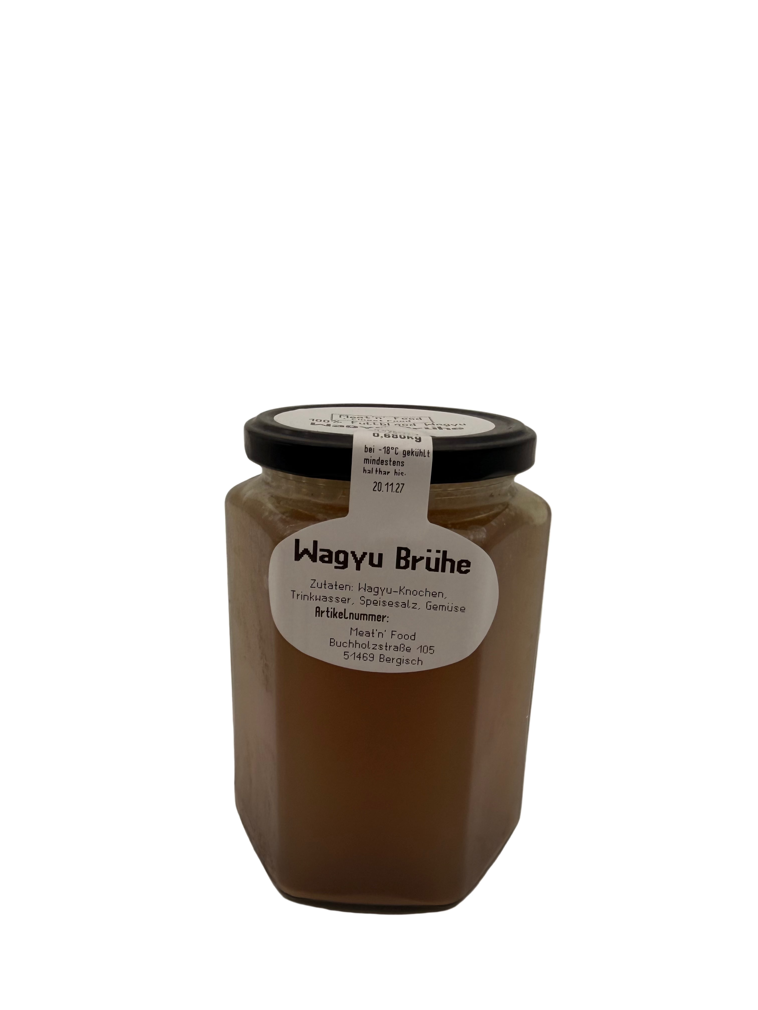 Wagyu Knochenbrühe | Kollagen Power für Darm und Gelenke | Meat'n'Food