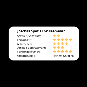 Joschas Spezial Seminar evaluation