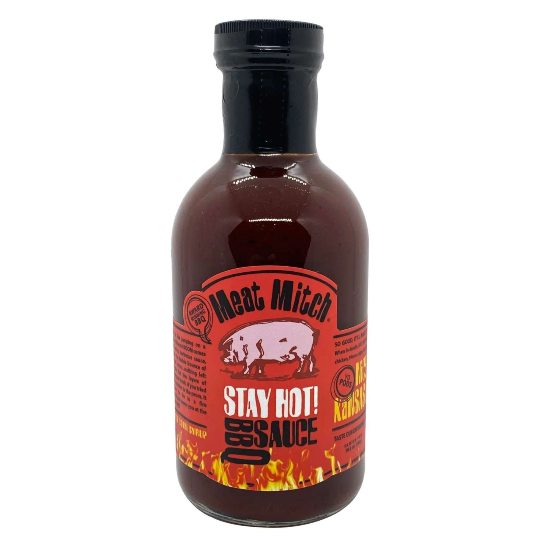 Meat Mitch Stay Hot! BBQ Sauce, 480 mL