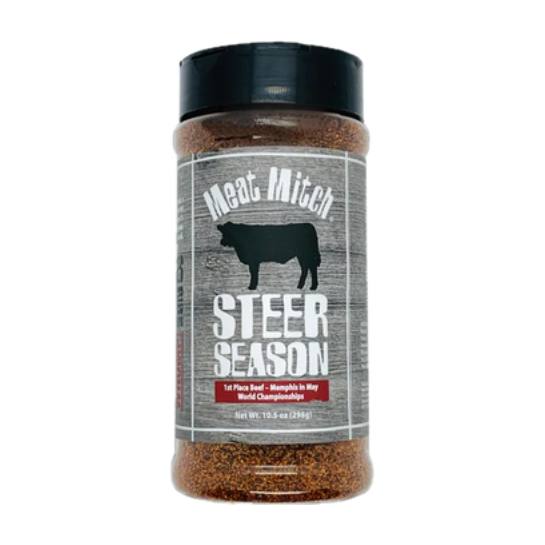 Meat Mitch Steer Seasoning, Large Shaker 298g