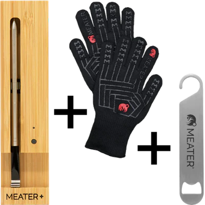 Meater 2 + Grillthermometer Bluetooth + Handschuhe & Flaschenöffner "Community Deal"