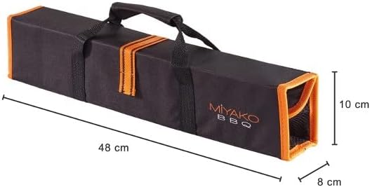 Miyako Grillbesteck-Set 4-tlg incl. Tasche