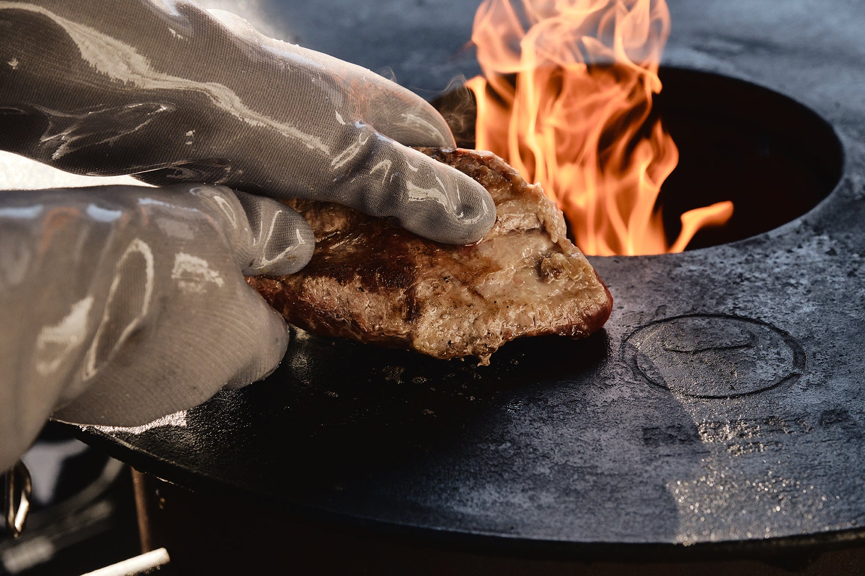 Moesta HeatPro Gloves - Grillhandschuhe aus Silikon - anthrazit in Größe M (8)