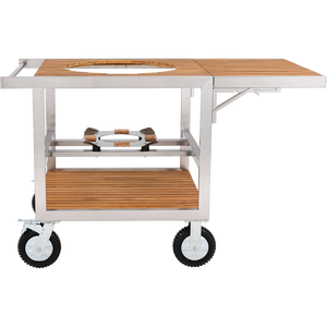Monolith Buggy aus Edelstahl & Teak, LeChef