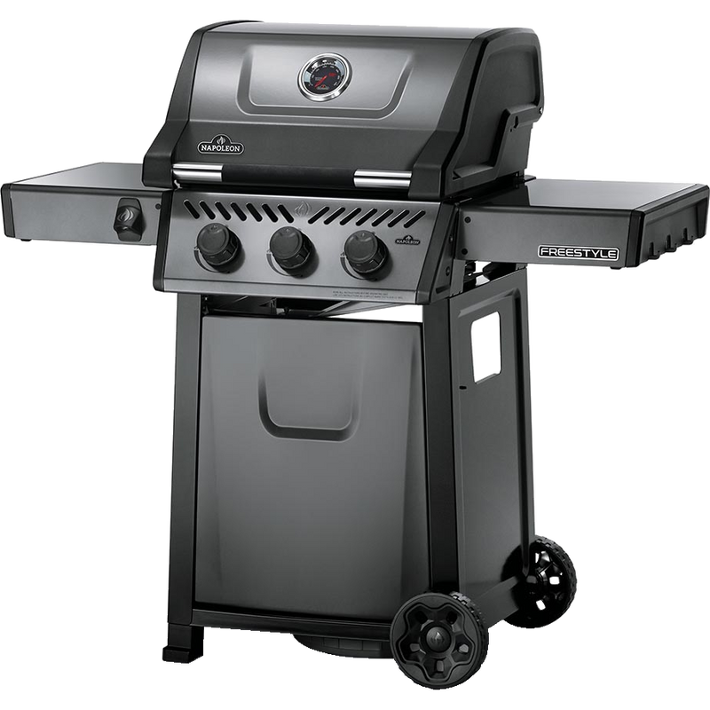 Napoleon Freestyle 365, 3 Hauptbrenner, Graphit 3/4 Ansicht
