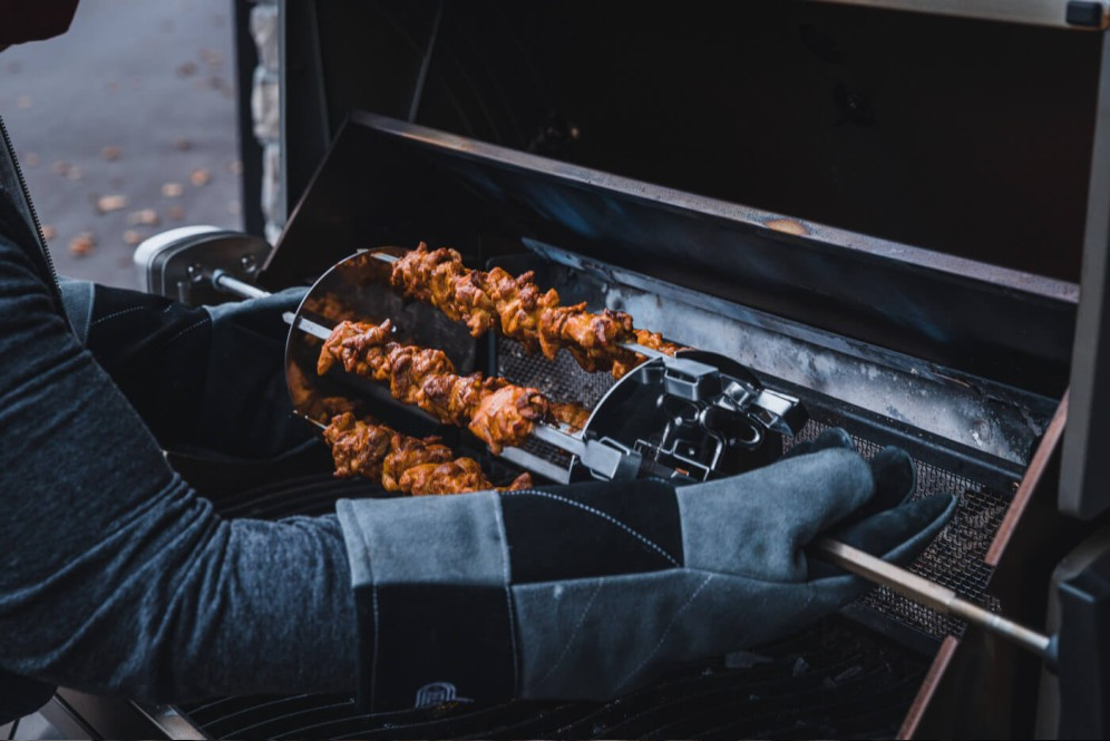 Napoleon Schaschlik-Set für Drehspieß mit 6 Spießen