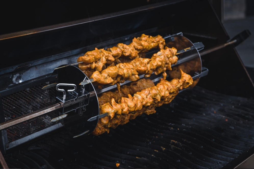 Napoleon Schaschlik-Set für Drehspieß mit 6 Spießen