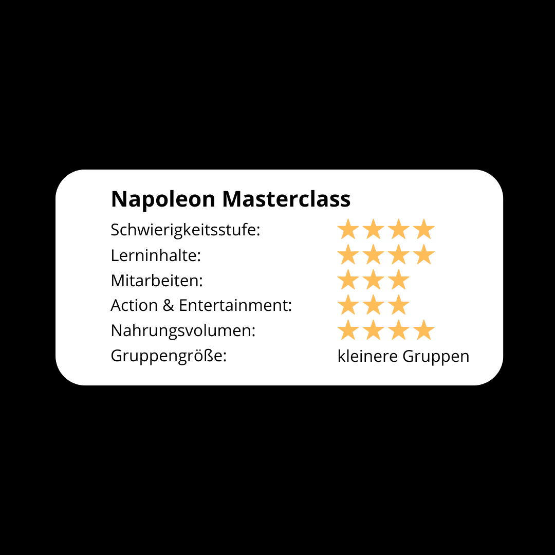 Napoleon Masterclass Seminar