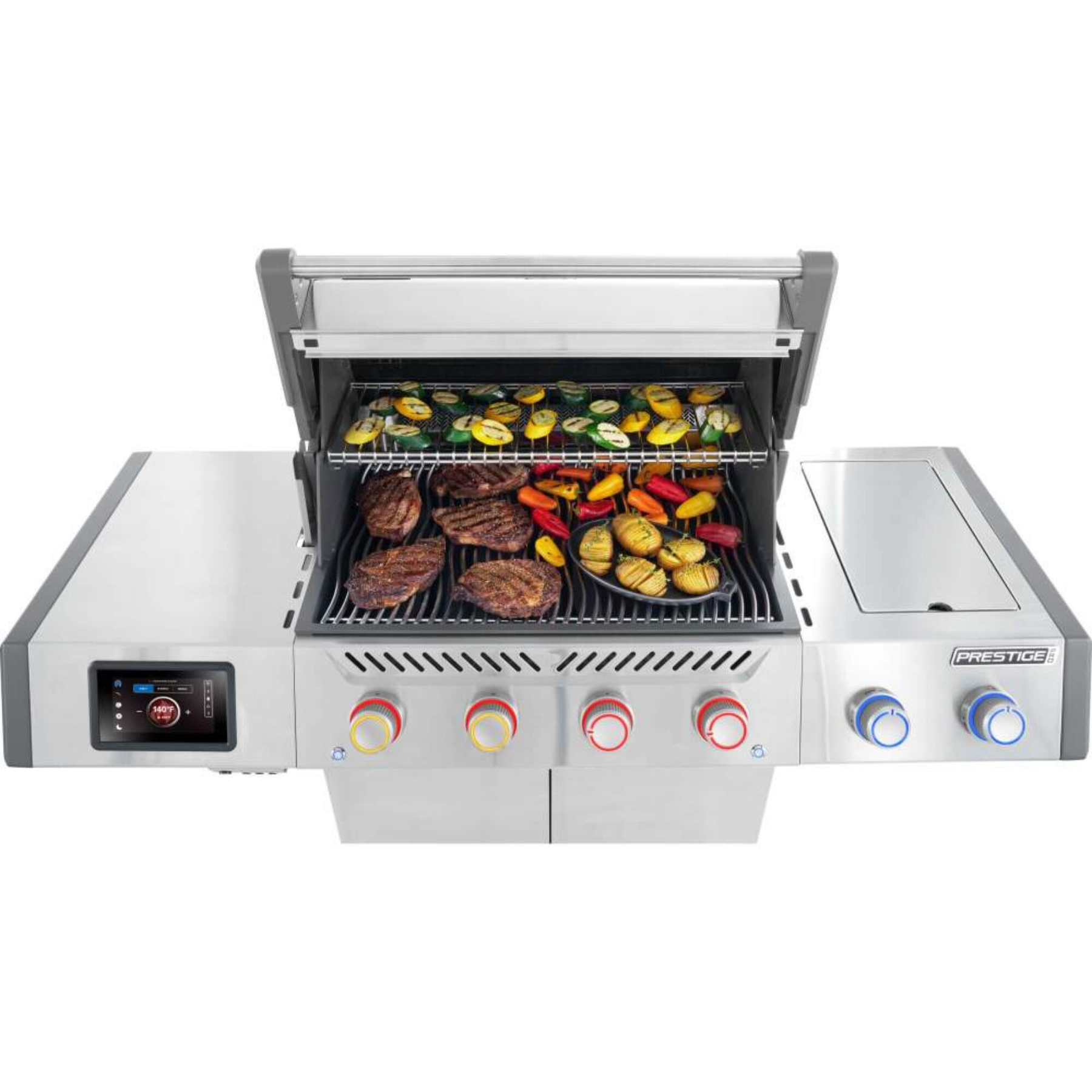 Napoleon Prestige PRO™ 500, Connected, Edelstahl, inkl. Drehspieß