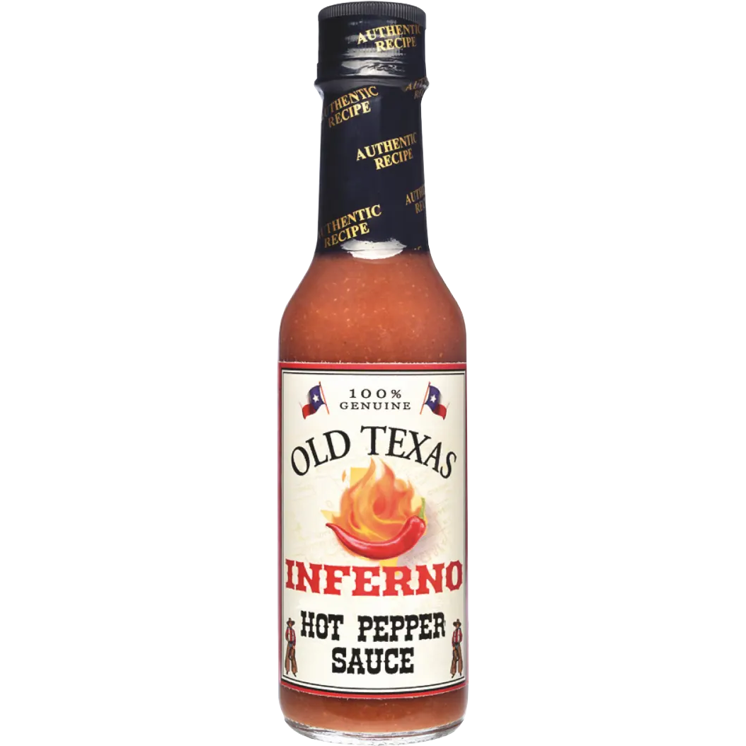 Old Texas Inferno Hot Pepper Sauce, 148ml