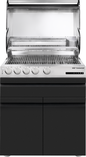 Otto Wilde G32 Connected, 2 Türen (NEUES MODELL) inkl. Gasbuddy, 4er Set Kerntemperaturfühler und Einlegeboden