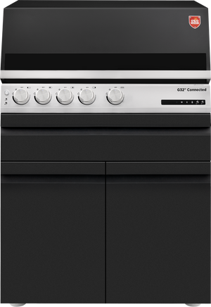 Otto Wilde G32 Connected, 2 Türen (NEUES MODELL) inkl. Gasbuddy, 4er Set Kerntemperaturfühler und Einlegeboden