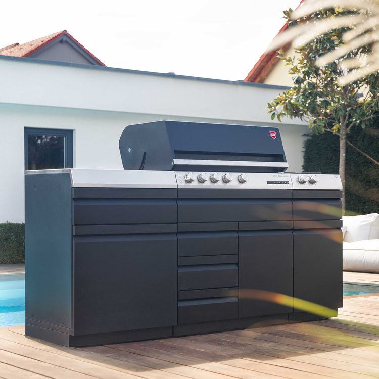Otto Wilde G32 Connected, 2 Türen (NEUES MODELL) inkl. Gasbuddy, 4er Set Kerntemperaturfühler und Einlegeboden