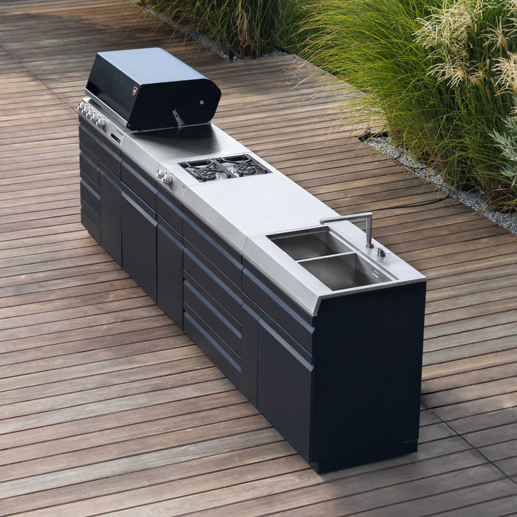 Otto Wilde G32 Connected, 2 Türen (NEUES MODELL) inkl. Gasbuddy, 4er Set Kerntemperaturfühler und Einlegeboden