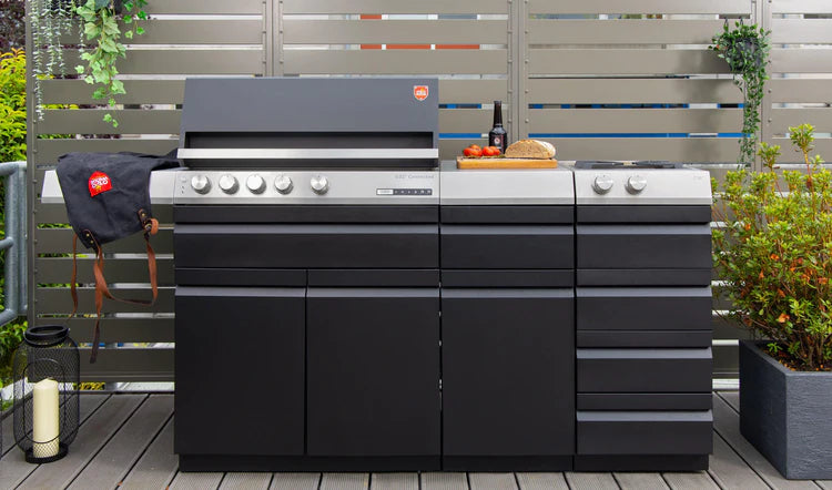 Otto Wilde G32 Connected, 2 Türen (NEUES MODELL) inkl. Gasbuddy, 4er Set Kerntemperaturfühler und Einlegeboden