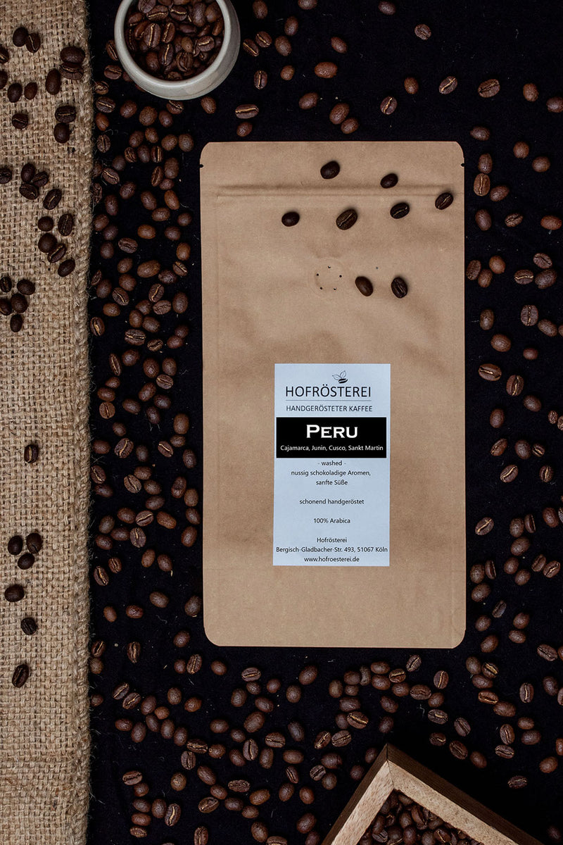 Hofrösterei Kaffeebohnen Peru - Pancha Mama 500g