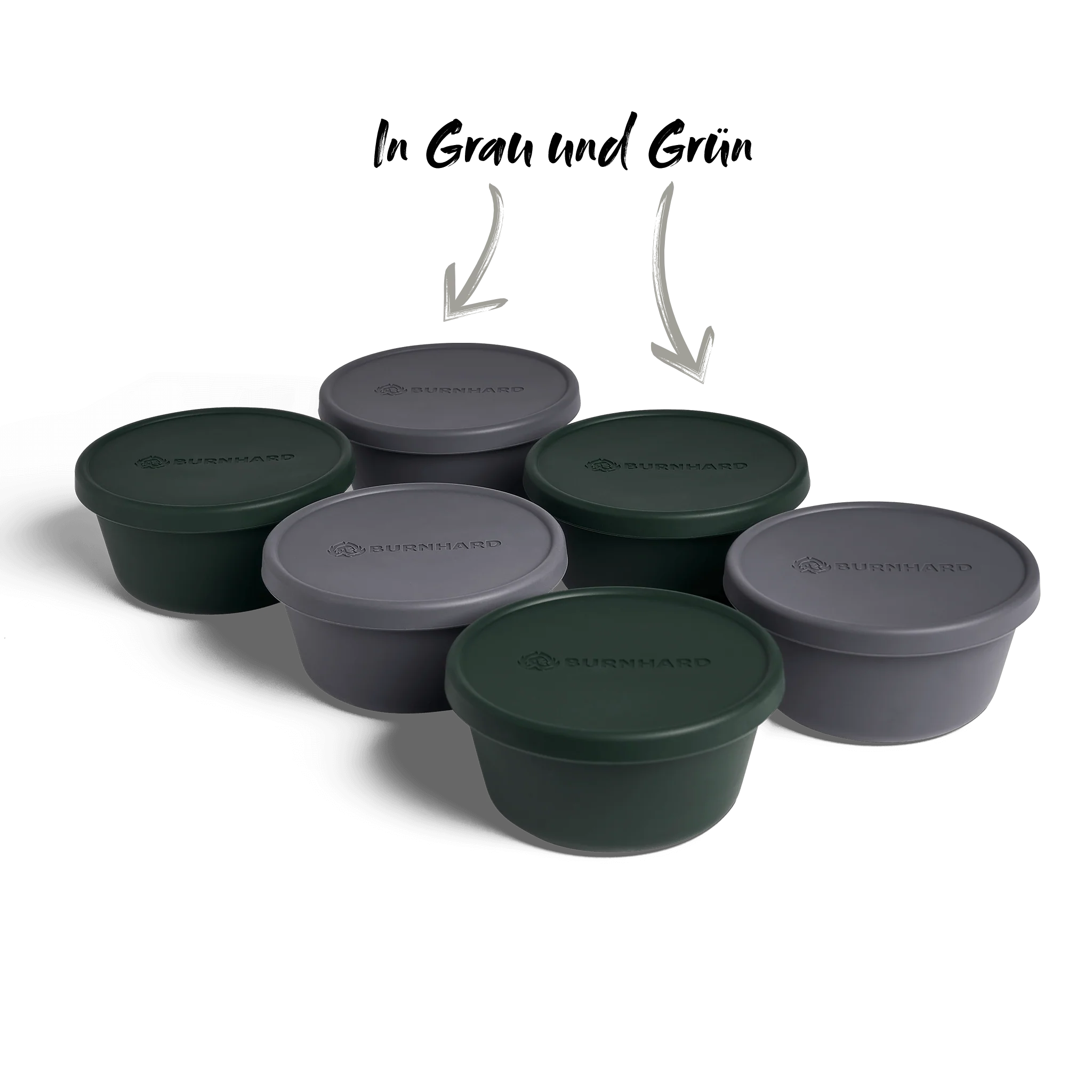 Burnhard Pizzaballenbox mit Deckel 6er-Set