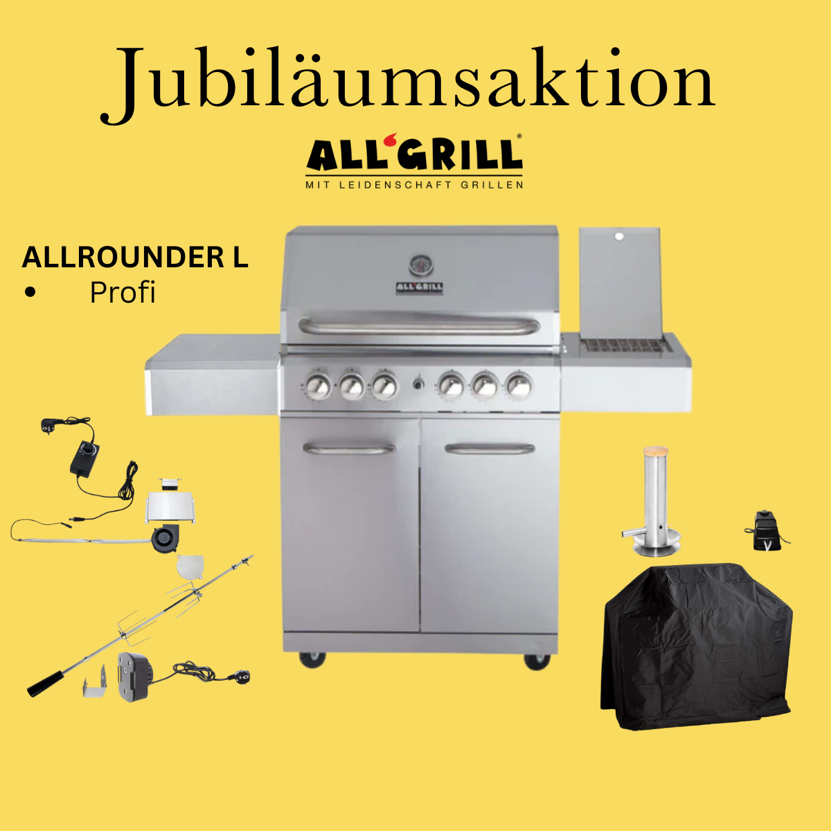 ALL’GRILL Allrounder L Jubiläumsaktion Profi